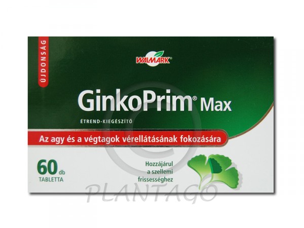 Walmark Ginkoprim Max 60 mg tabletta 60x