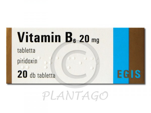 Vitamin B6 20 mg tabletta 20x