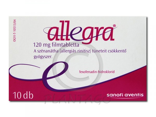 Allegra 120 mg filmtabletta 10x