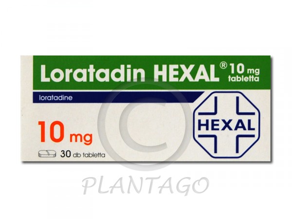 Loratadin Hexal 10mg tabletta 30x