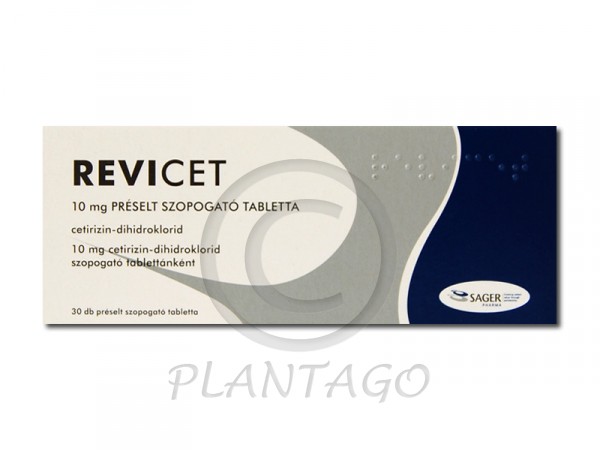 Revicet 10 mg préselt szopogató tabletta 28x