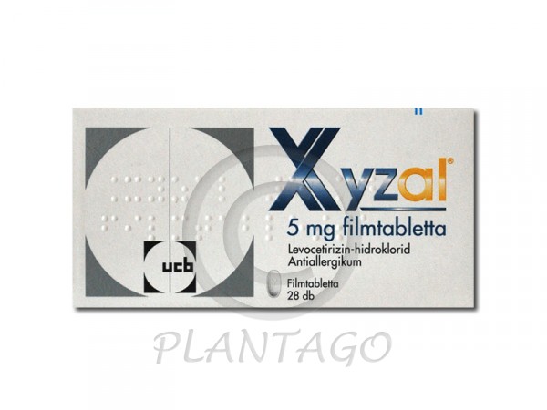 Xyzal 5mg filmtabletta 28x