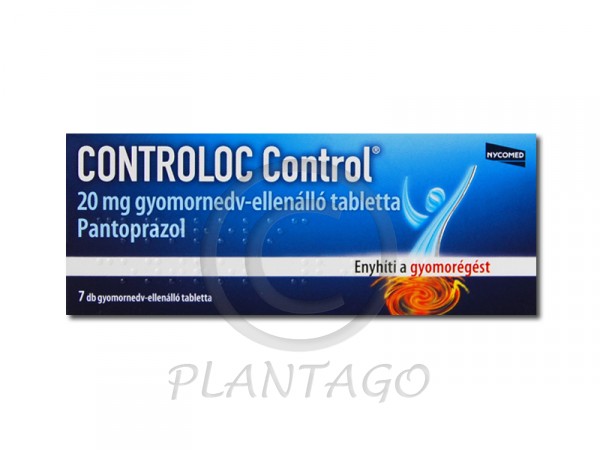 Controloc control gyomornedv-ellenálló tabletta 7x