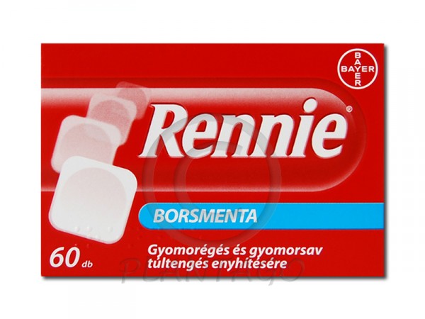 Rennie Antacidum rágótabletta 60x