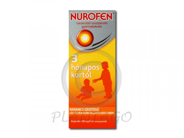 Nurofen 20mg/ml szuszpenzió narancsos gyermekeknek 100ml