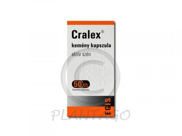 Cralex kemény kapszula (Carbo medicinalis) 50x