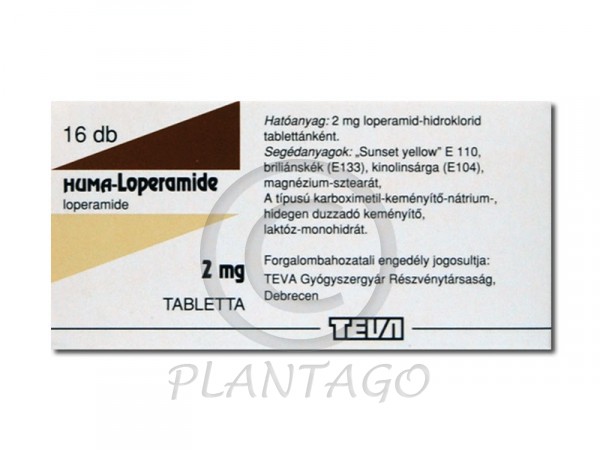 Huma-Loperamide 2mg tabletta 16x