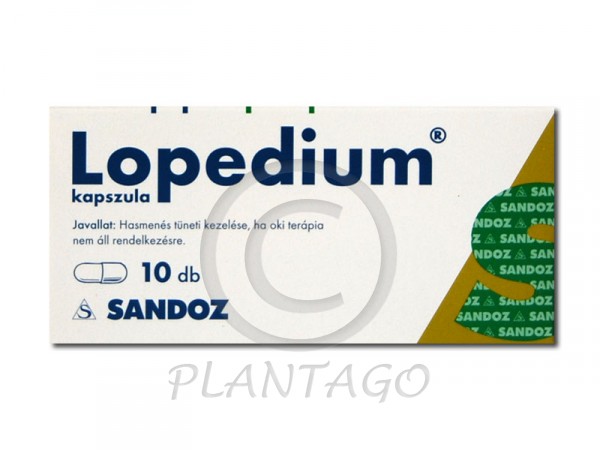 Lopedium 2 mg kemény kapszula 10x