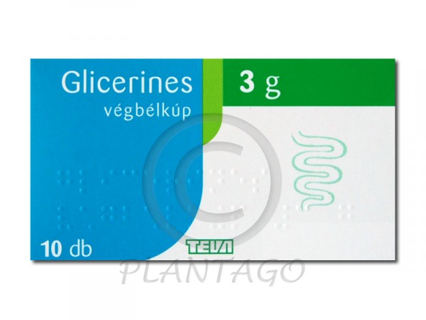 Glicerin-Teva 3g végbélkúp 10x