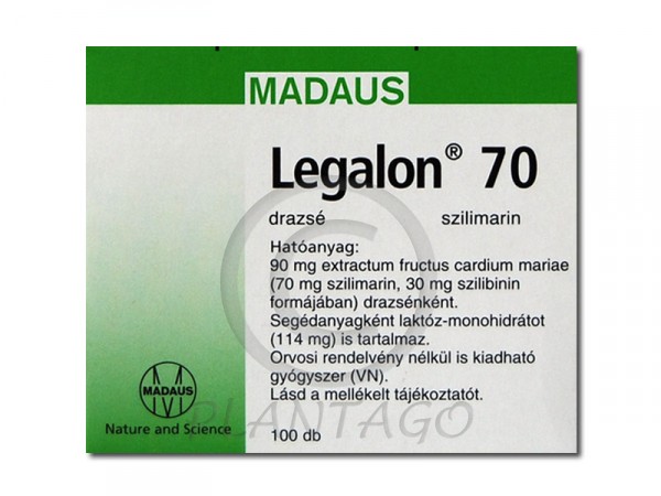 Legalon 70mg bevont tabletta 100x