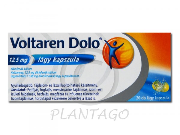 Voltaren Dolo 12,5 mg lágy kapszula 20x