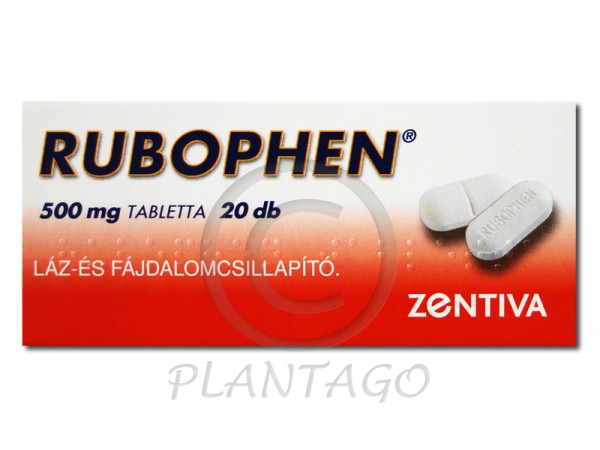 Rubophen 500 mg tabletta 20x