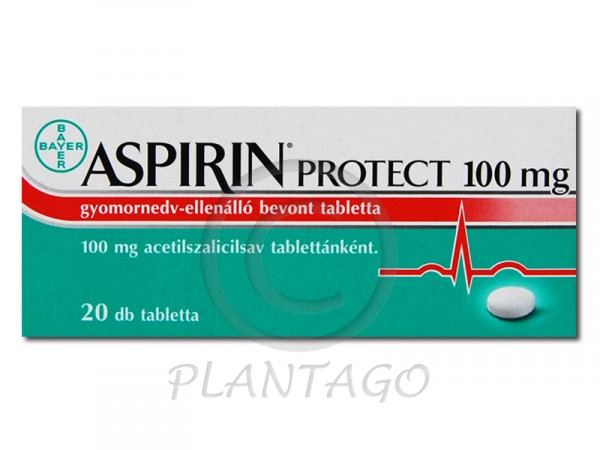 Aspirin Protect 100 mg gyomornedv ellenálló bevont tabletta 20x