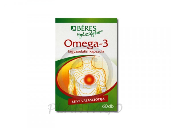 Béres Egészségtár Omega 3 lágyzselatin kapszula 60x