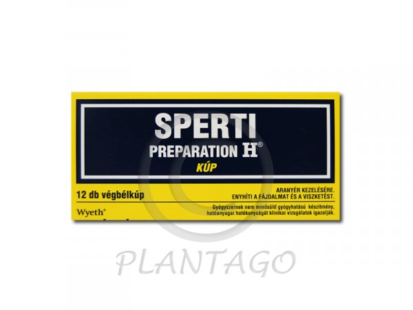 Sperti H reperation aranyér kúp 12x