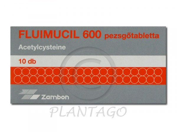 Fluimucil 600 pezsgőtabletta 10x