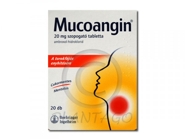 Mucoangin 20mg szopogató tabletta 20x