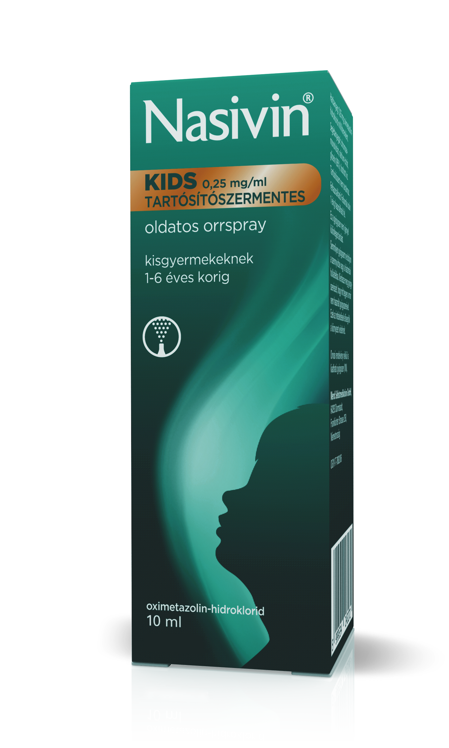 Nasivin Sanft 0,025% adagoló orrspray 10ml
