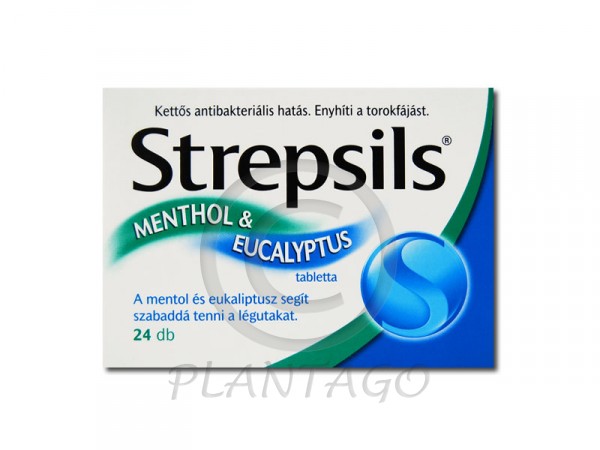 Strepsils Menthol and eucalyptus szopogató tabletta 24x