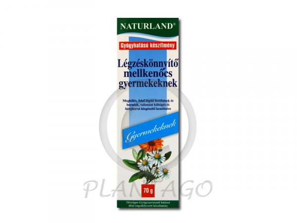 Naturland légzéskönnyítő mellkenőcs gyermek 70g