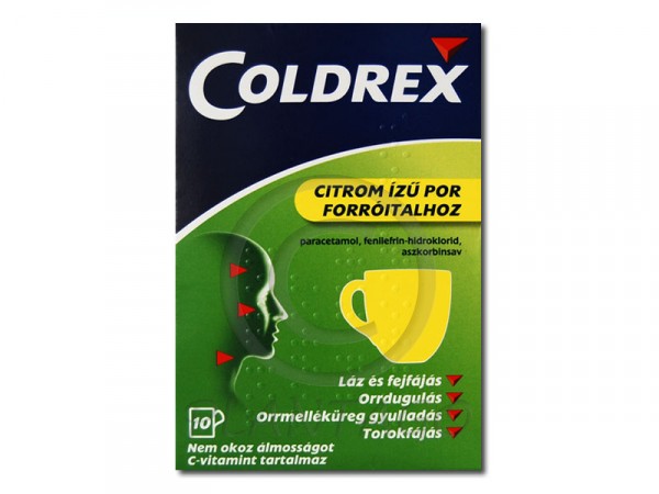 Coldrex citrom ízű por belsőleges oldathoz 10x