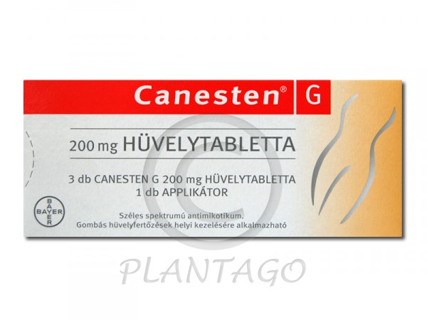 Canesten G 200mg hüvelytabletta 3x