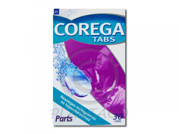 Corega Parts részleges műfogsor tisztító tabletta 30x