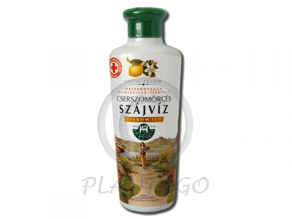 Cserszömörcés szájvíz kupakos (citromos) 250ml