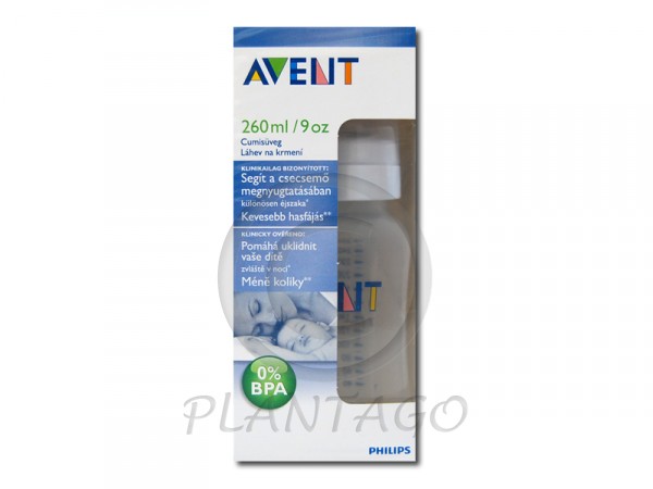 Avent cumisüveg tejes 260ml