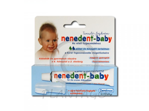 Nenedent-baby tanulószett fogkrém 20ml +fogkefe