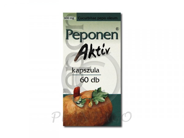 Peponen aktív 600 mg lágy kapszula 60x