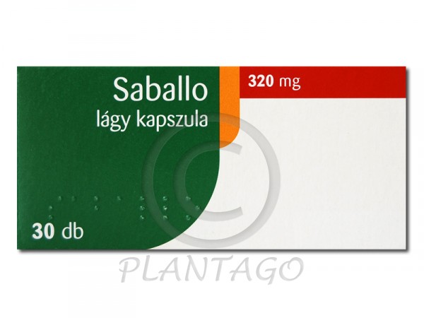 Saballo 320mg lágy kapszula 30x