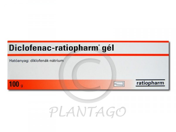 Diclofenac -ratiopharm 1% gél 100g
