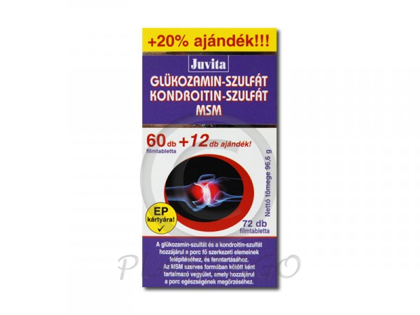 Jutavit glukozamin kondoitin MSM tabletta 60x