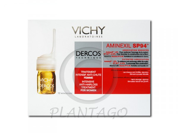 Vichy Dercos aminexil pro hajhullás ellen női 12x6ml+ 6 ajándék