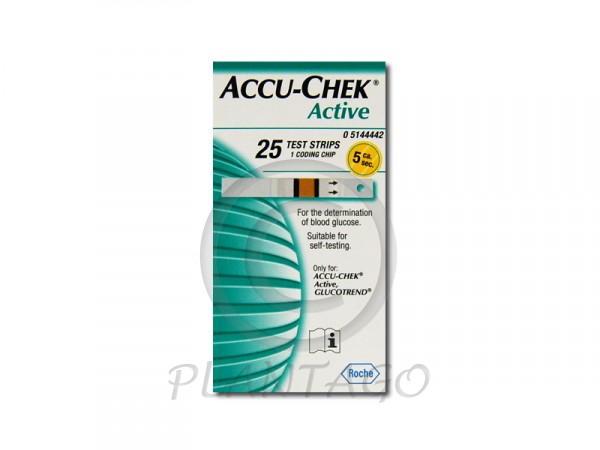 AccuChek Active Glucose vércukormérő csík 25x