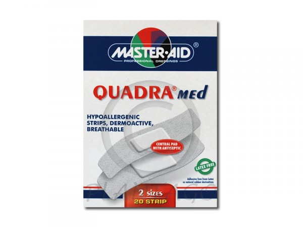 Master Aid Quadra med Sensitiv sebtapasz 2 méret 20x