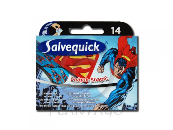 Salvequick sebtapasz supermann (516624) 14x