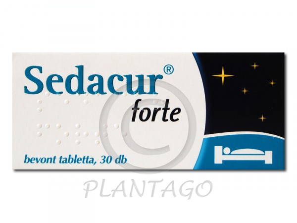 Sedacur forte drazsé 30x