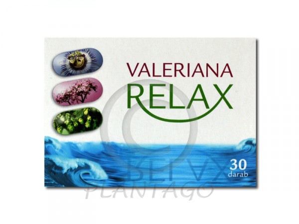 Valeriana Relax gyógynövénykivonat kapszula 30x