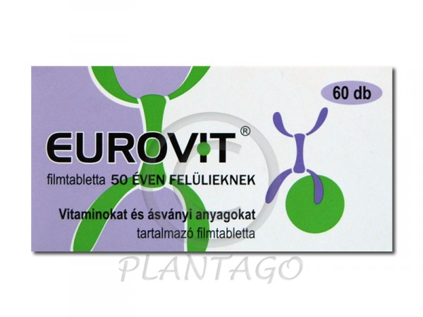 Eurovit filmtabletta 50 éven felülieknek 60x