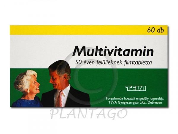 Multivitamin 50 éven felülieknek filmtabletta 60x