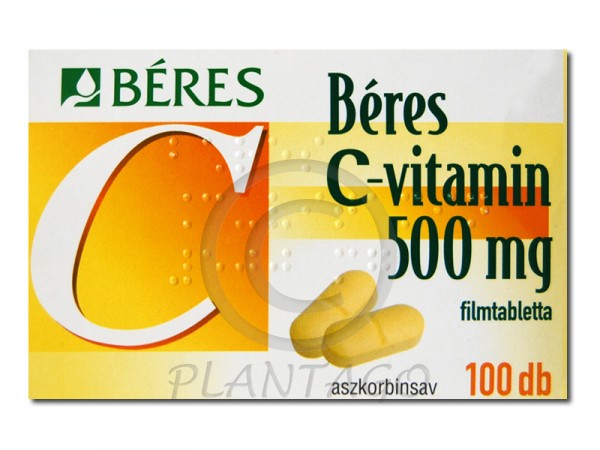 Béres C vitamin 500mg filmtabletta 100x