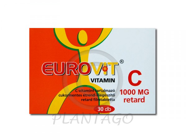 Eurovit C vitamin 1000mg retard tabletta 30x