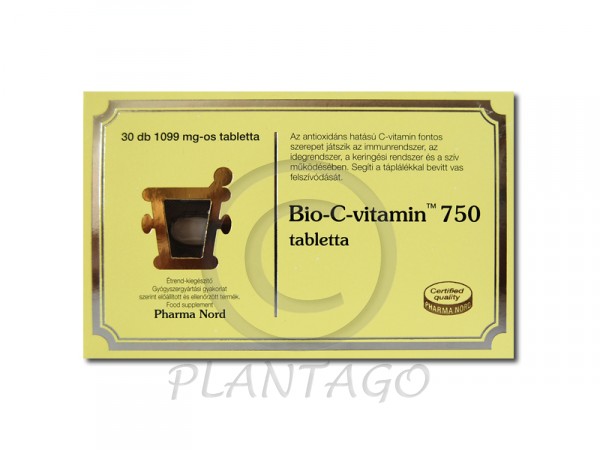 Bio-C-vitamin 750 mg tabletta 30x