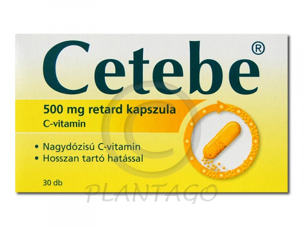 Cetebe 500mg retard kemény kapszula 30x