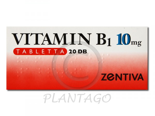 Vitamin B1-Zentiva 10mg tabletta 20x
