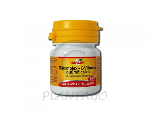 Walmark B-komplex C-vitamin rágótabletta 30x