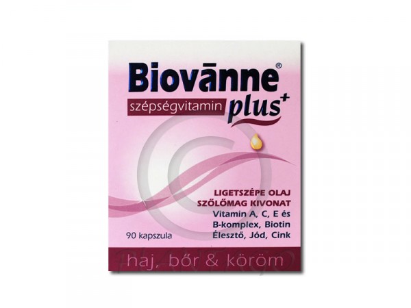 Biovanne Plus szépség vitamin kapszula 90x