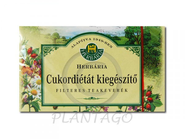 Herbária cukordiétát kiegészítő tea filteres 20x1,5g